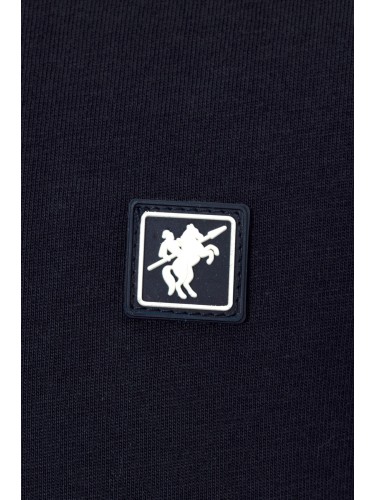 Comfortable Cotton Short Sleeve Men T-Shirt Navy B100002N