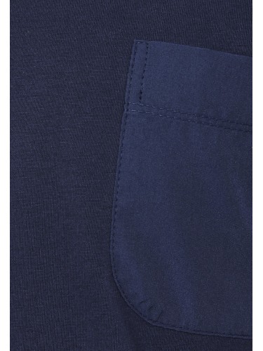 Comfortable Cotton Short Sleeve Men T-Shirt Navy B101002N