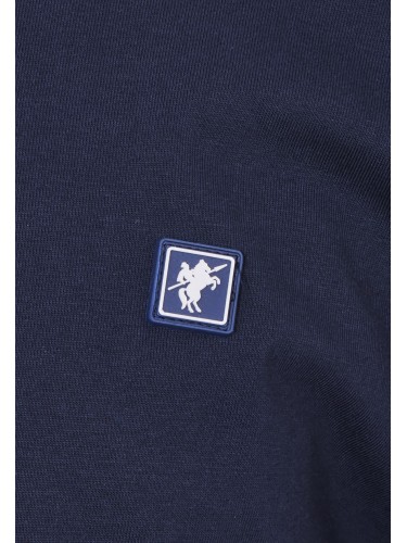 Comfortable Cotton Short Sleeve Men T-Shirt Navy B102002N
