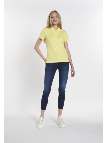 Women Polo Shirt Yellow B10788015G