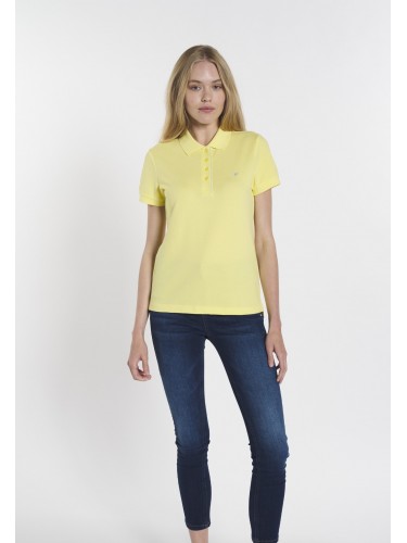 Women Polo Shirt Yellow B10788015G