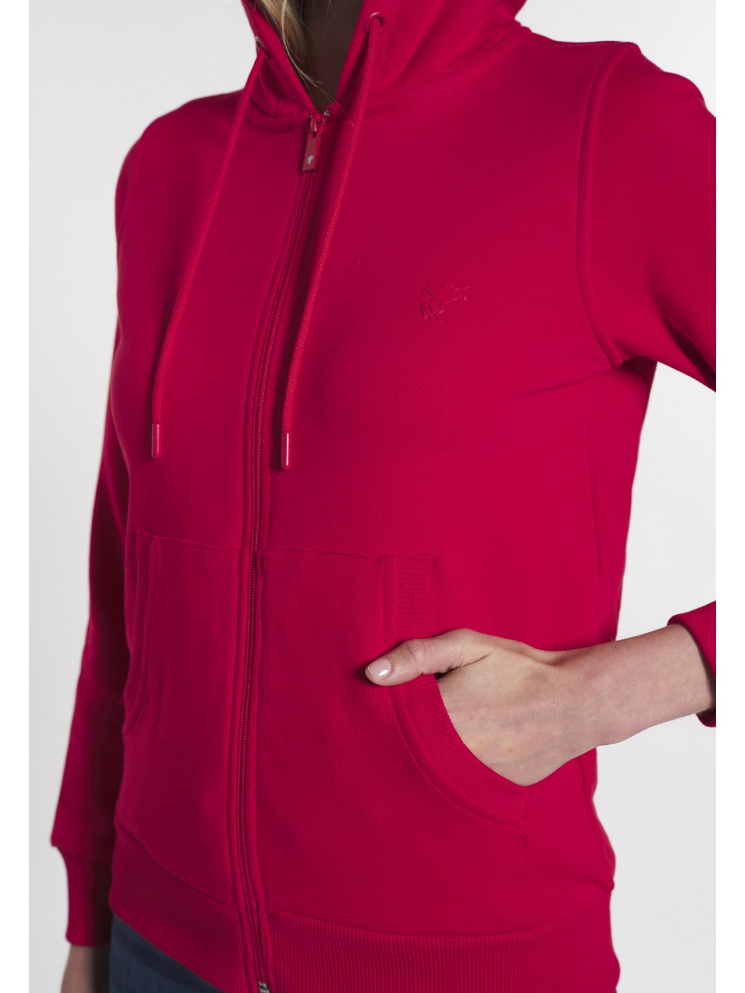 Women Long Sleeve Sweatshirt Rot B1100006R