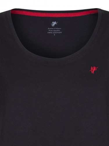 Women T-Shirt BLACK B14755001B