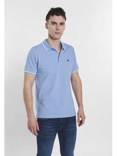 Men Polo Shirt Blue B1880003B