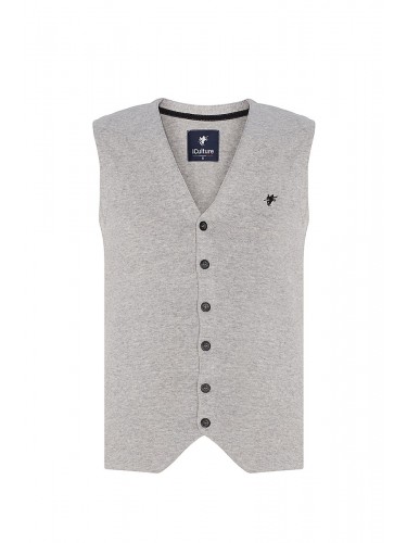 Men's Knit Vest Gray B35147013G
