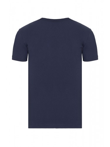 Men's  V Neck T-Shirt  Navy B404002N