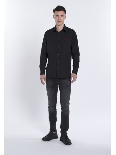 Men's Shirt Black B9198001B